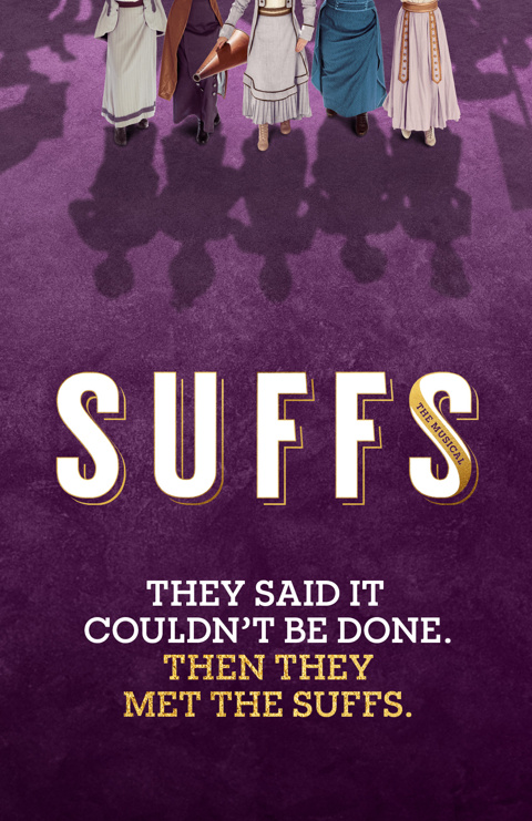 Poster for the Suffs musical.