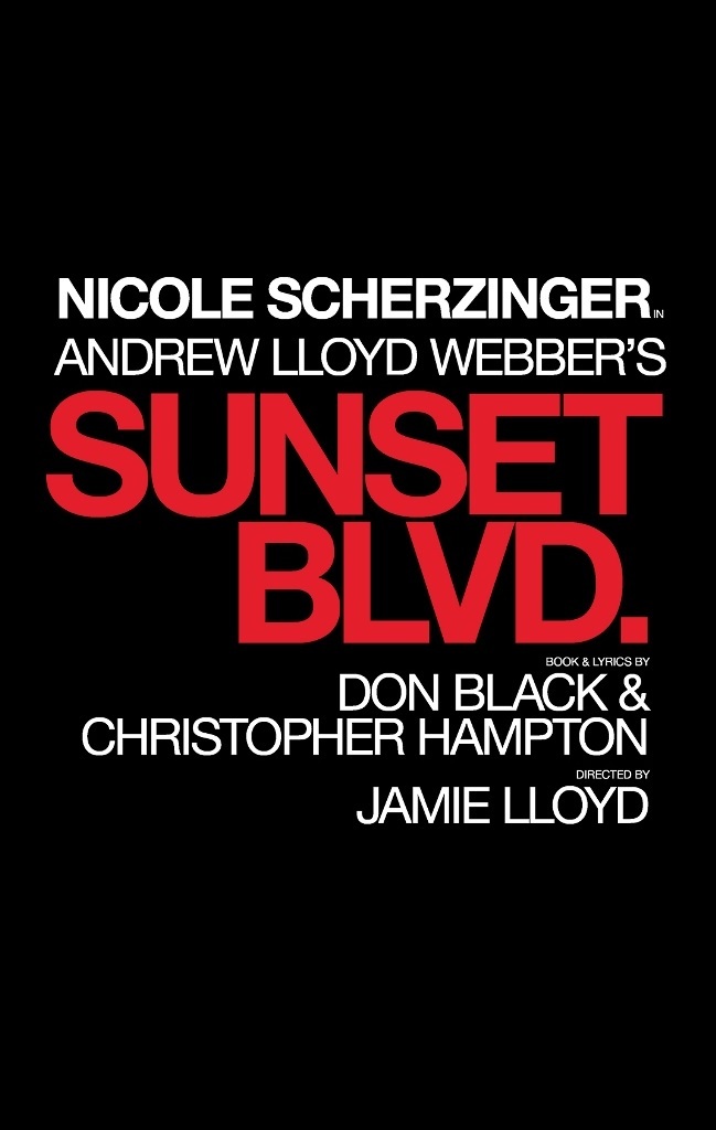 Poster for the Sunset Boulevard Broadway show.